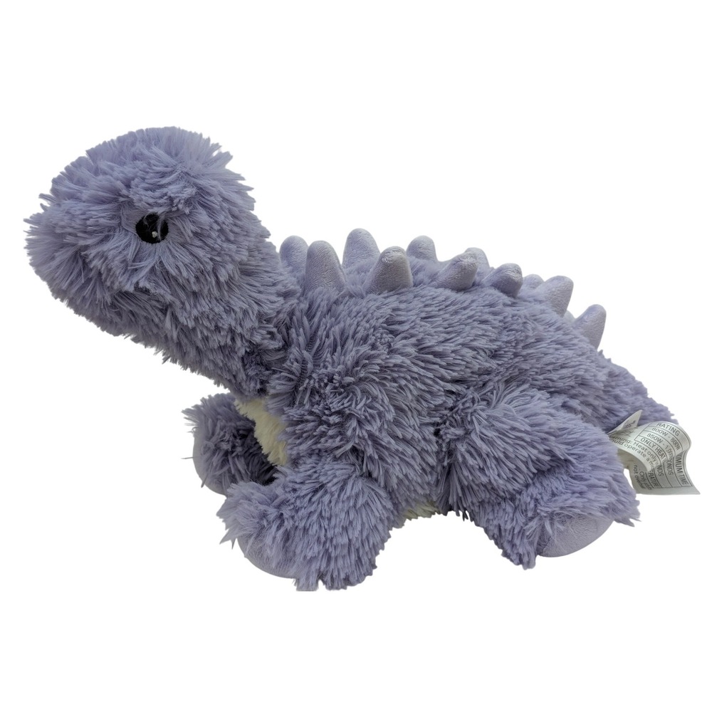 Warmies Purple Dinosaur Plushie Microwaveable Weighted & Lavender Scented Toy